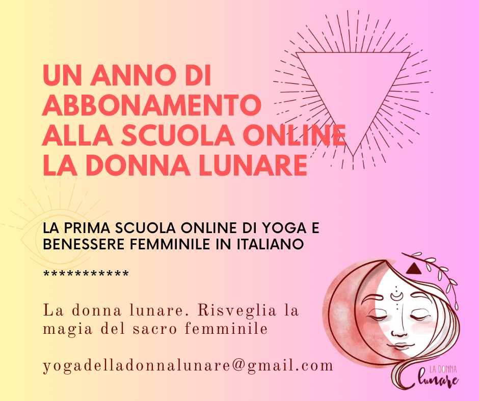 Un anno di abbonamento alla scuola online La Donna Lunare